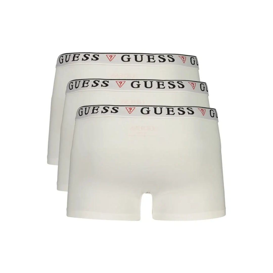 Guess Jeans White Cotton Men’s Boxer