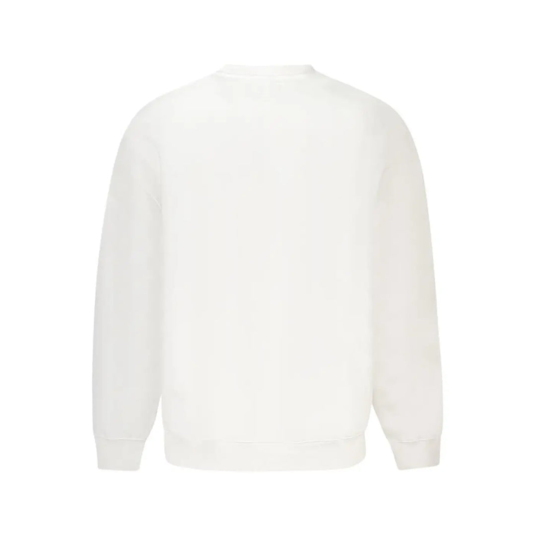 Guess Jeans White Cotton Men’s Sweater