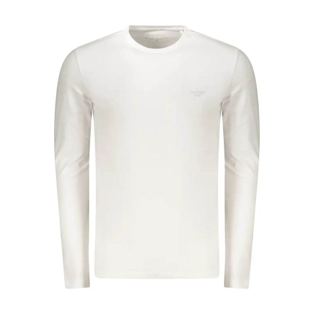Guess Jeans White Cotton Men’s T-shirt