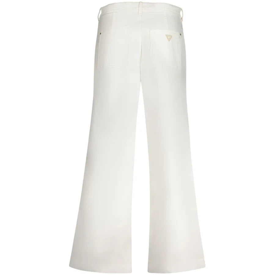 Guess Jeans White Cotton Women Short