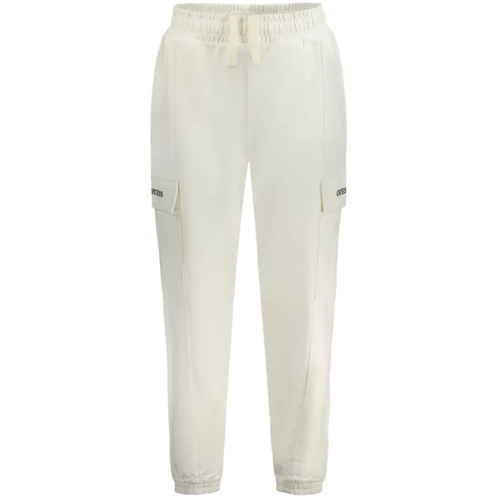 Guess Jeans White Cotton Women Sweatpant