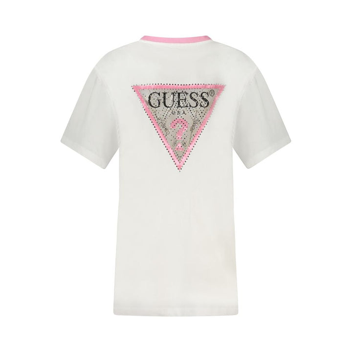 Guess Jeans - White Cotton Women T-Shirt