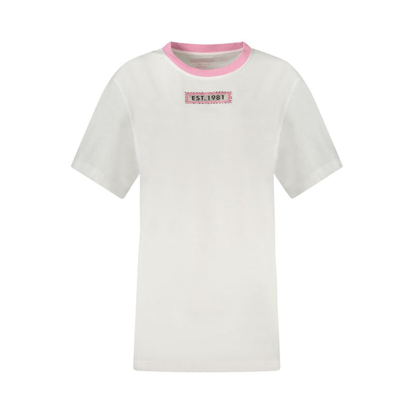 Guess Jeans - White Cotton Women T-Shirt
