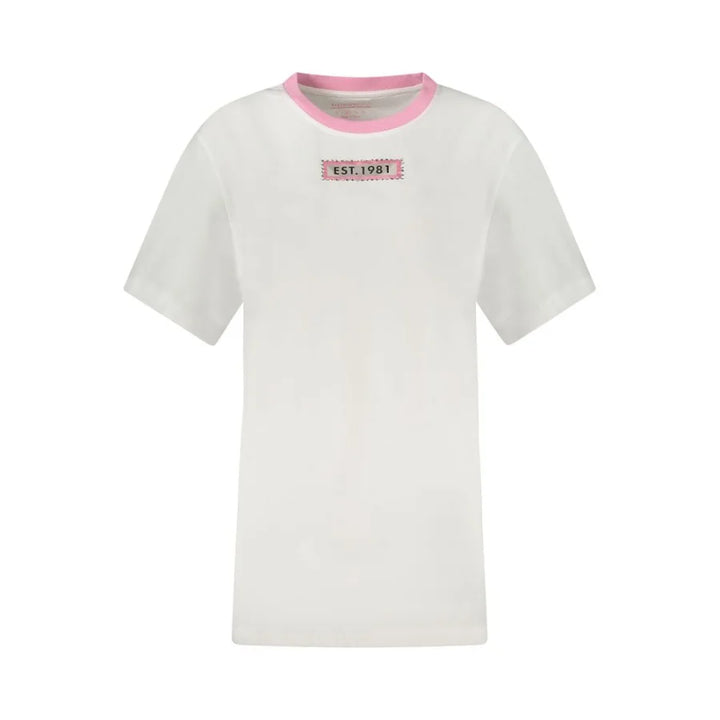 Guess Jeans White Cotton Women T-Shirt