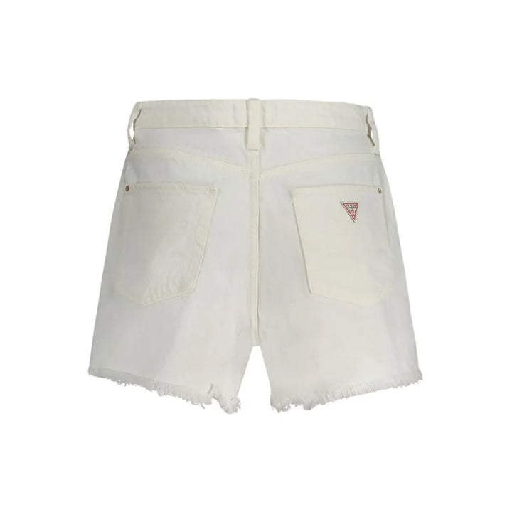 Guess Jeans White Cotton Women’s Short