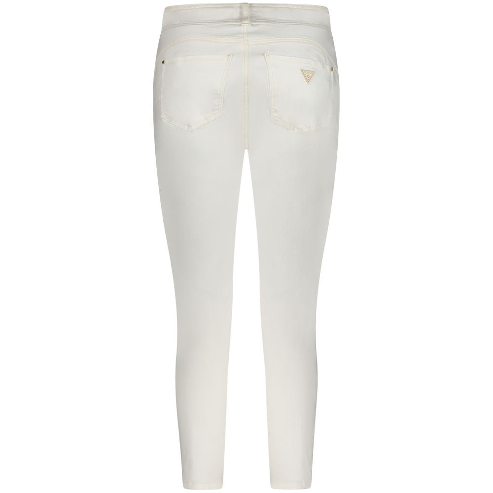 Guess Jeans White Cotton Women’s Skinny Jean