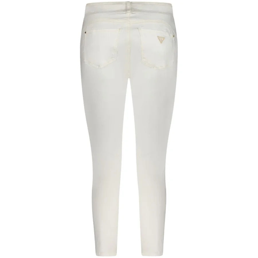 Guess Jeans White Cotton Women’s Skinny Jean