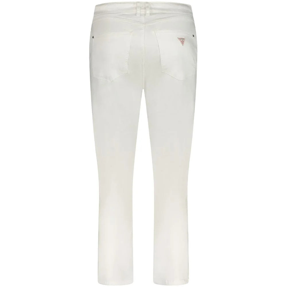 Guess Jeans White High Rise Skinny for a Chic Seamless Silhouette