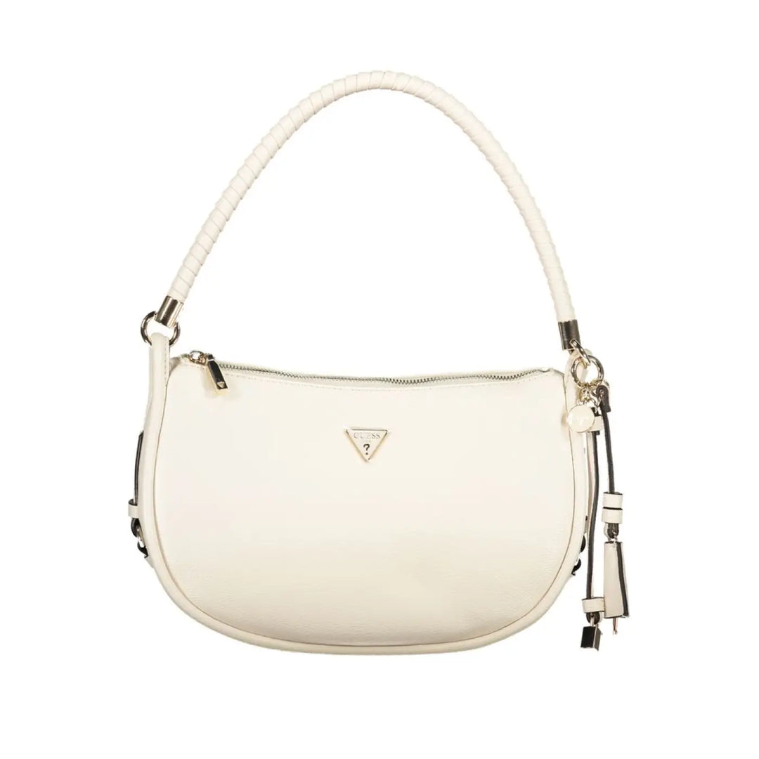 Guess Jeans White Polyurethane Women’s Handbag