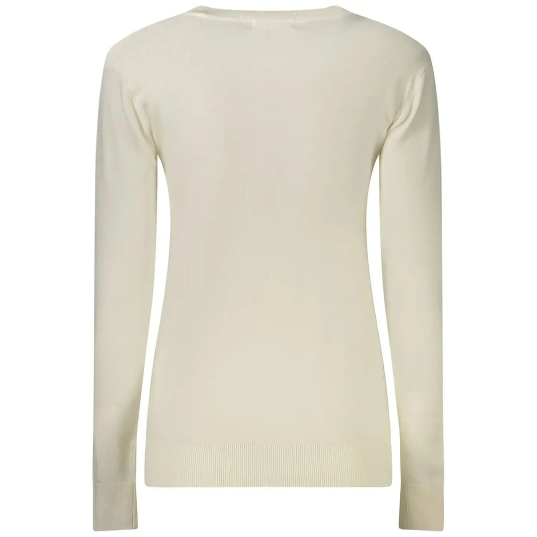 Guess Jeans White Viscose Womens Sweater