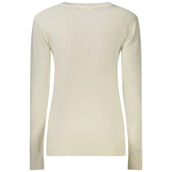 Guess Jeans White Viscose Womens Sweater