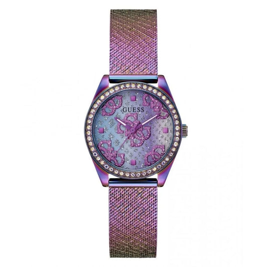 Guess Multicolor Stainless Steel Analog Watch with Mineral Glass Dial
