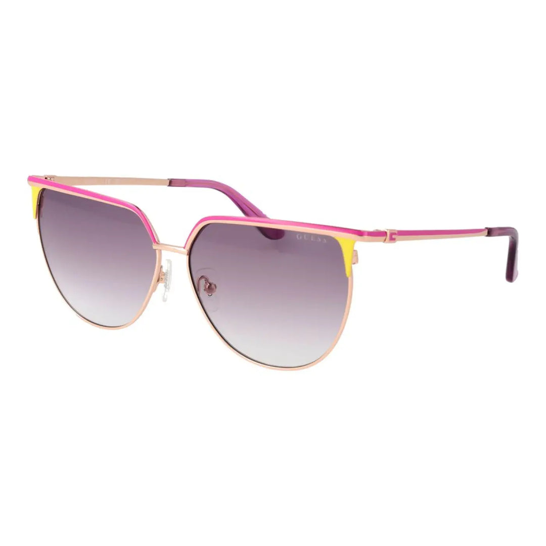 Guess Rose Gold Metal Sunglasses
