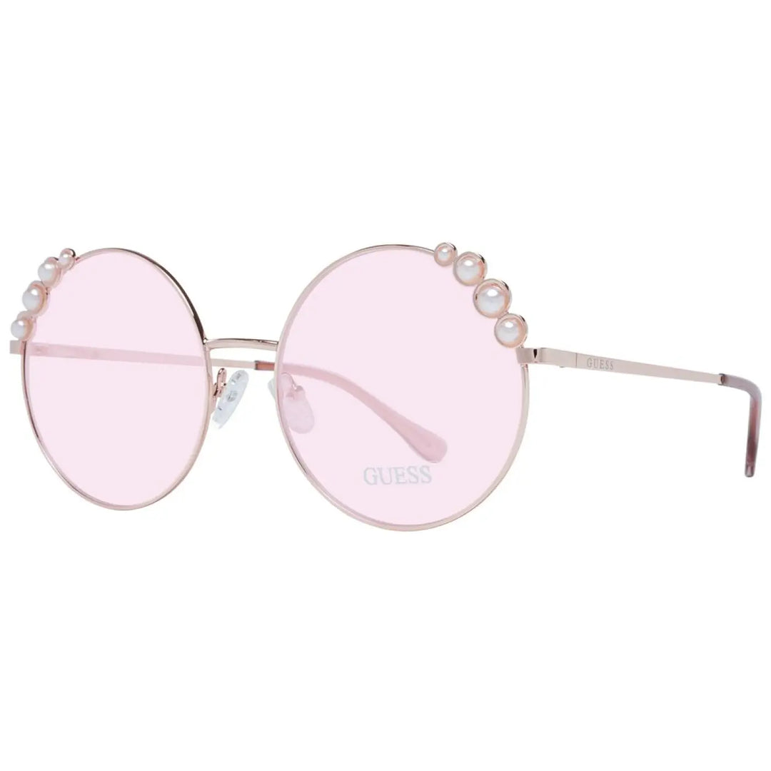 Guess Rose Gold Metal Sunglasses