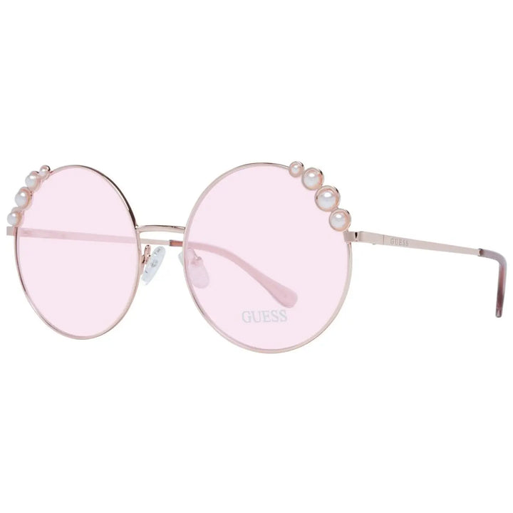 Guess Rose Gold Metal Sunglasses