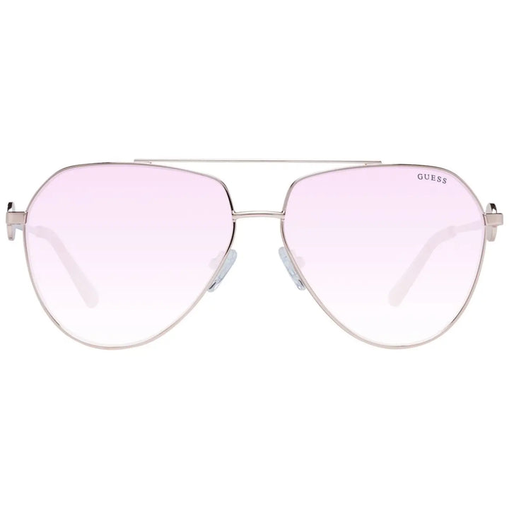 Guess Rose Gold Metal Sunglasses