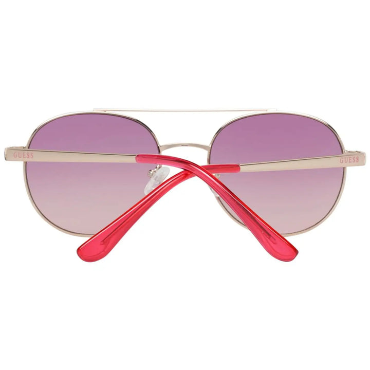 Guess Rose Gold Metal Sunglasses