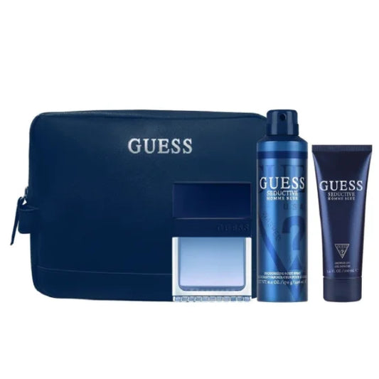 GUESS Seductive Blue Perfume Gift Set for Men Men’s Sets Guess