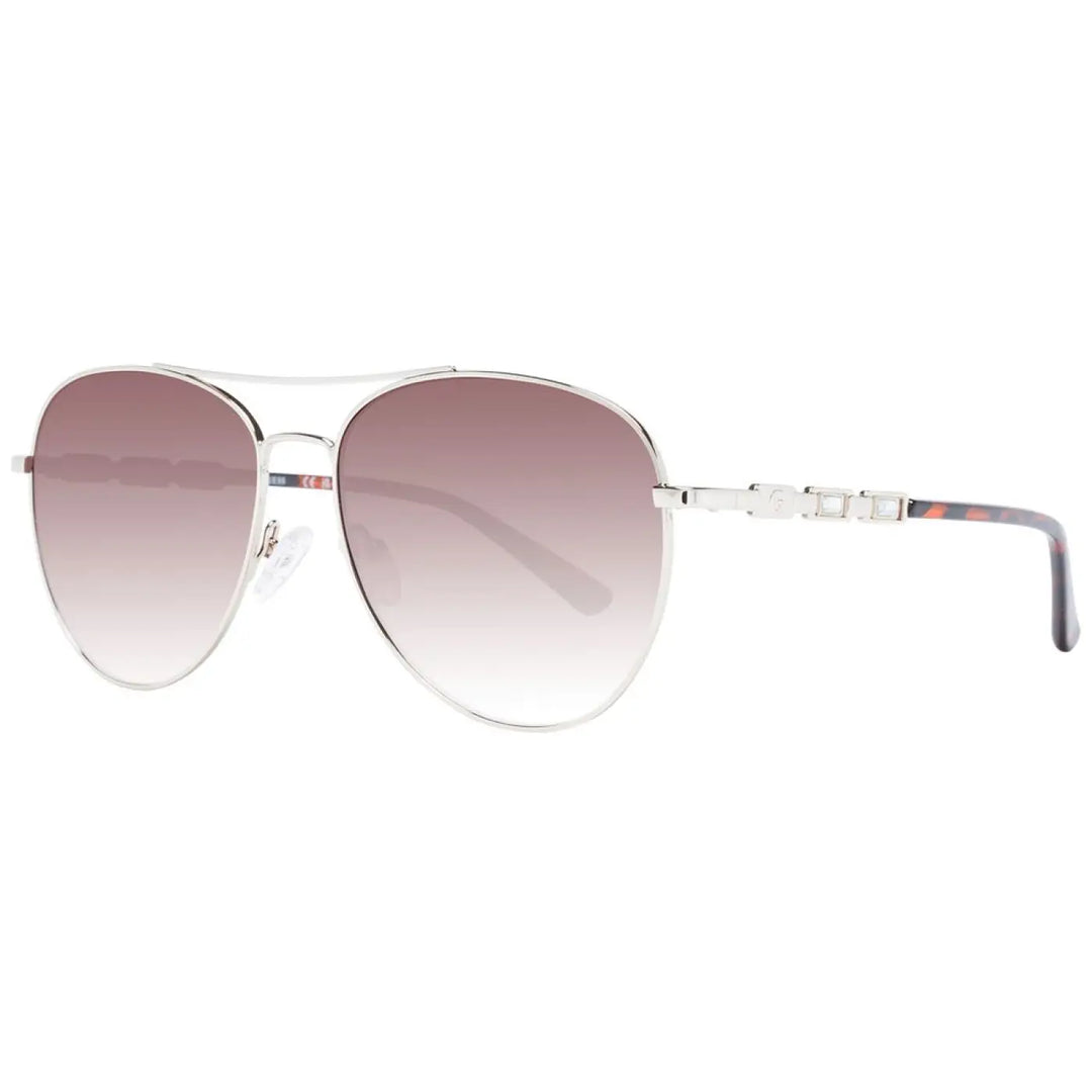Guess Silver Metal Sunglasses