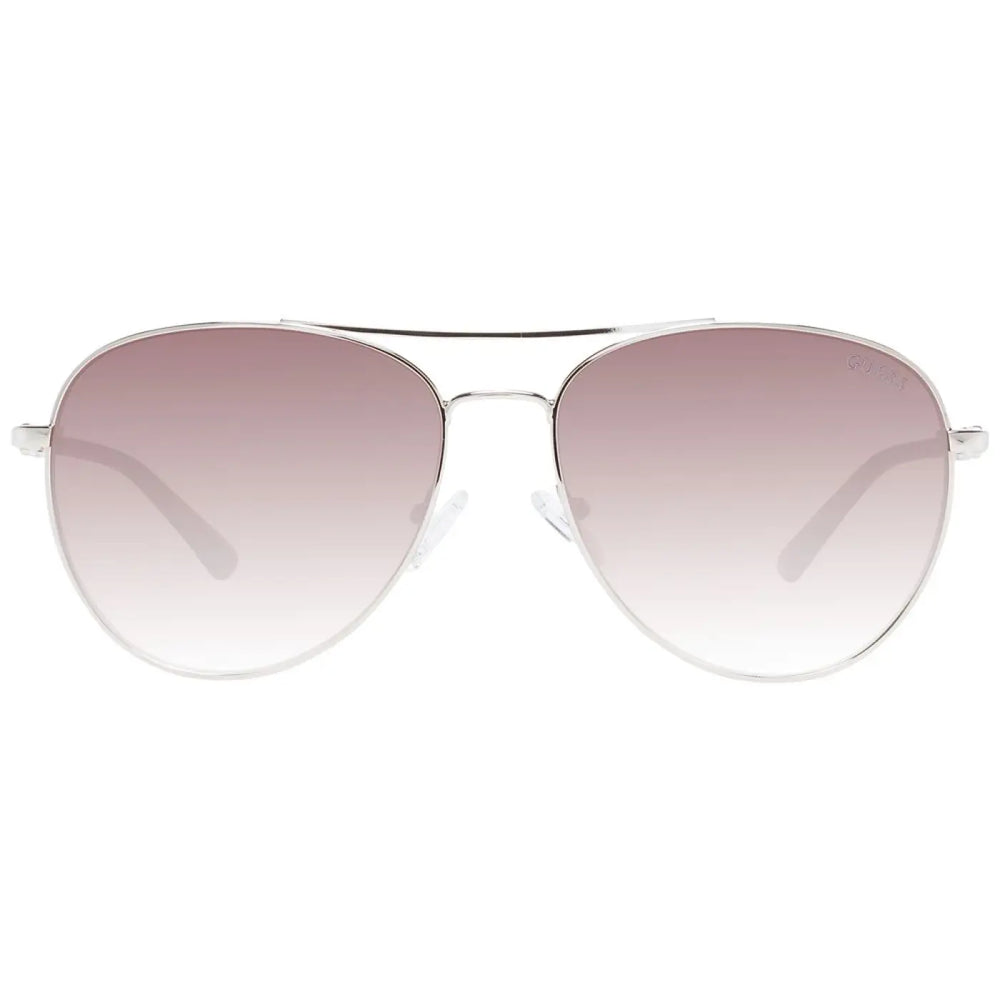 Guess Silver Metal Sunglasses
