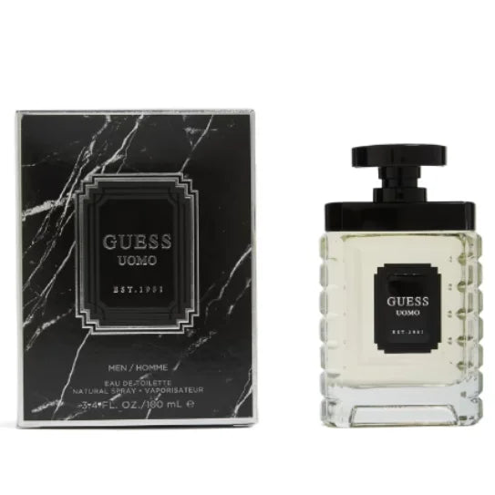 Guess Uomo Unleashed Dark Woods with Sensual Amber for Men Men’s Cologne