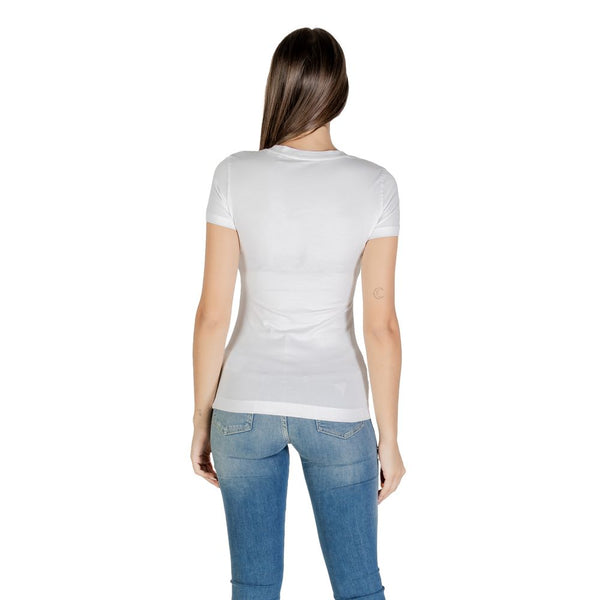 Guess - White Cotton T-Shirt