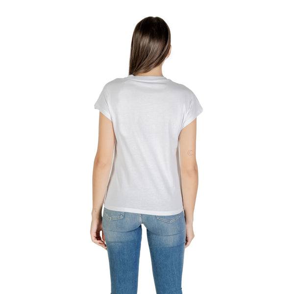 Guess - White Cotton T-Shirt