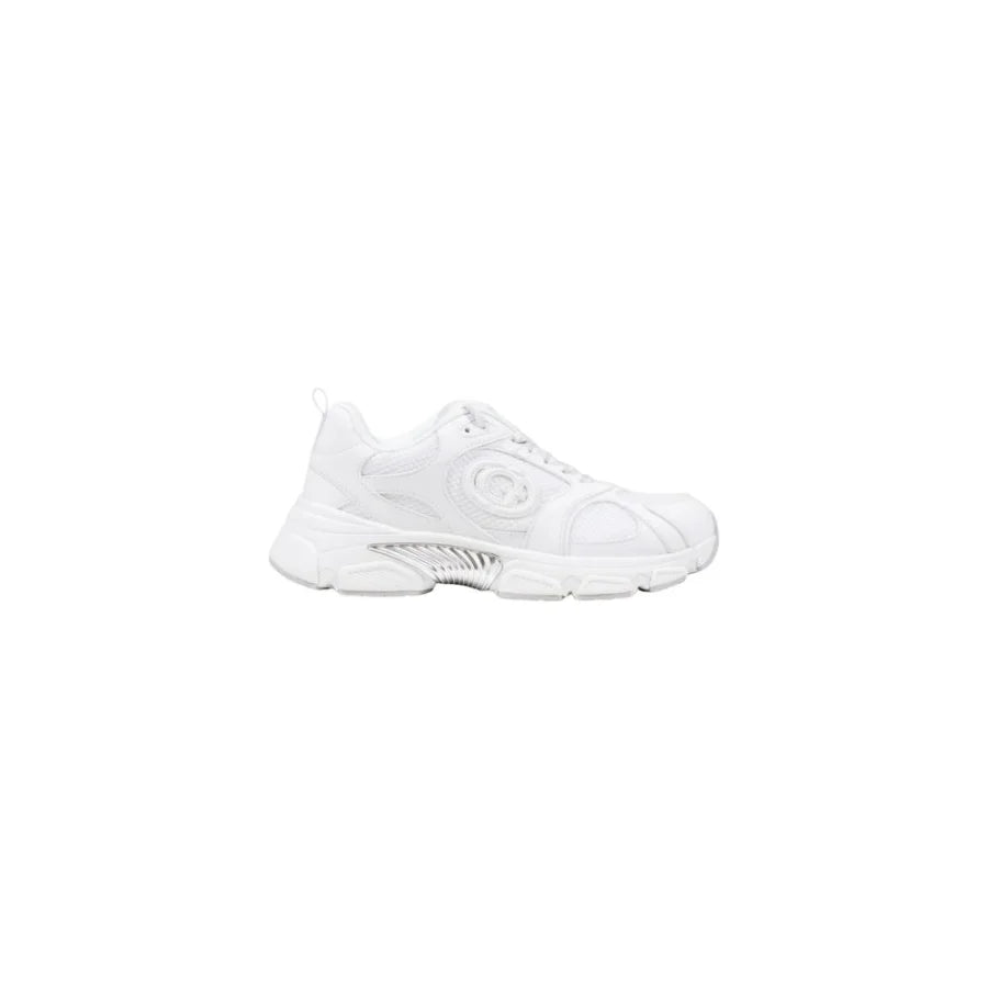 Guess White Polyester Chunky Sneakers