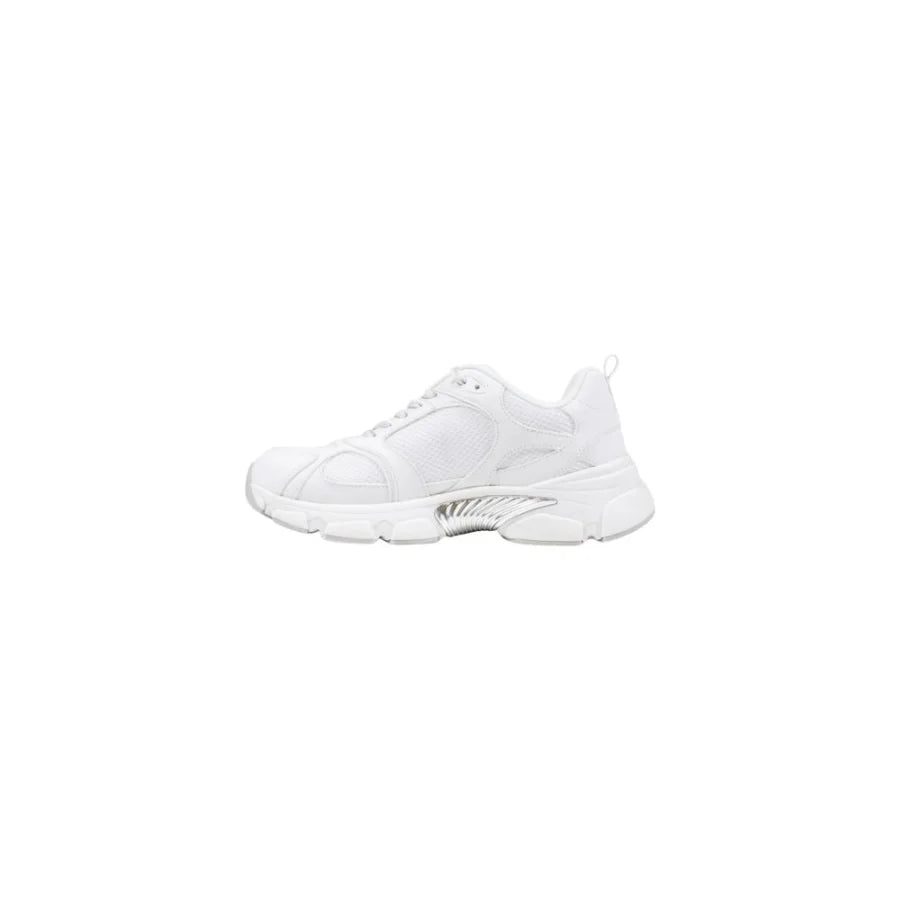Guess White Polyester Chunky Sneakers