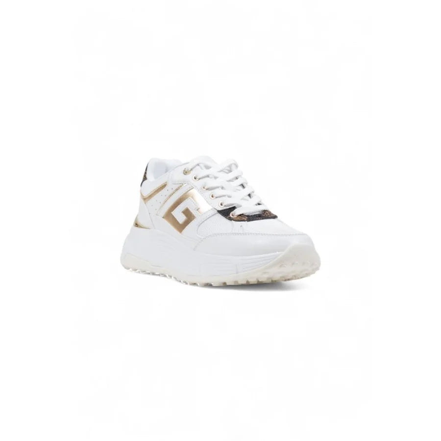 Guess White Polyethylene Chunky Sneakers