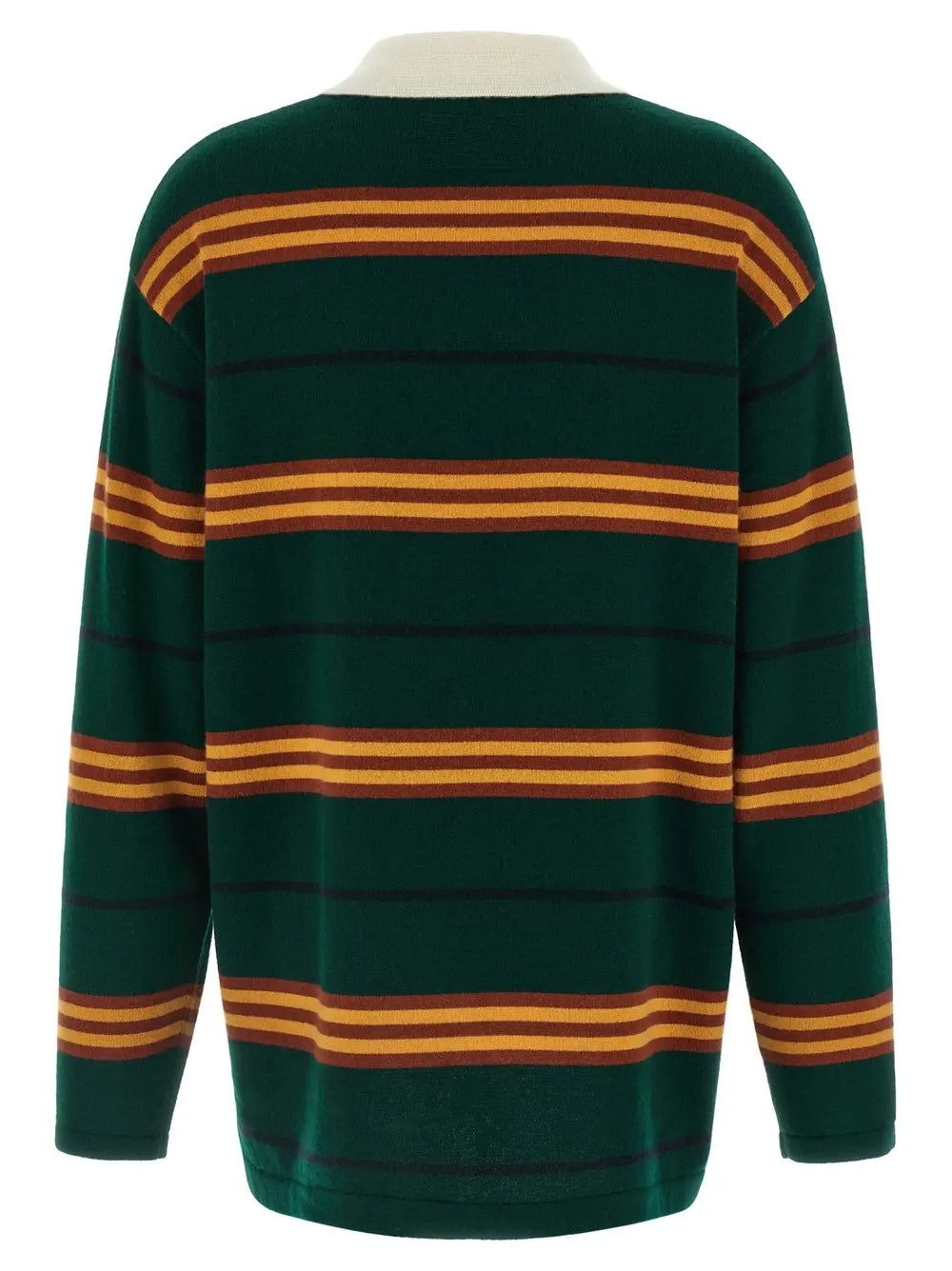 Guest in Residence Bicolor Cashmere Polo Shirt