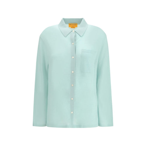 Guest in Residence Shirts - Blue Cashmere Dress Shirt