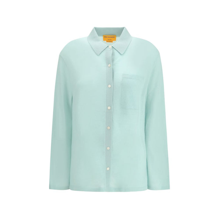 Guest in Residence Shirts - Blue Cashmere Dress Shirt