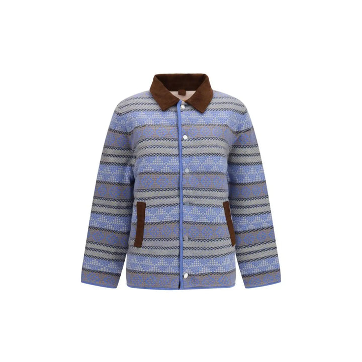 Guest in Residence Blue Wool Oves Aries Full-length Jacket