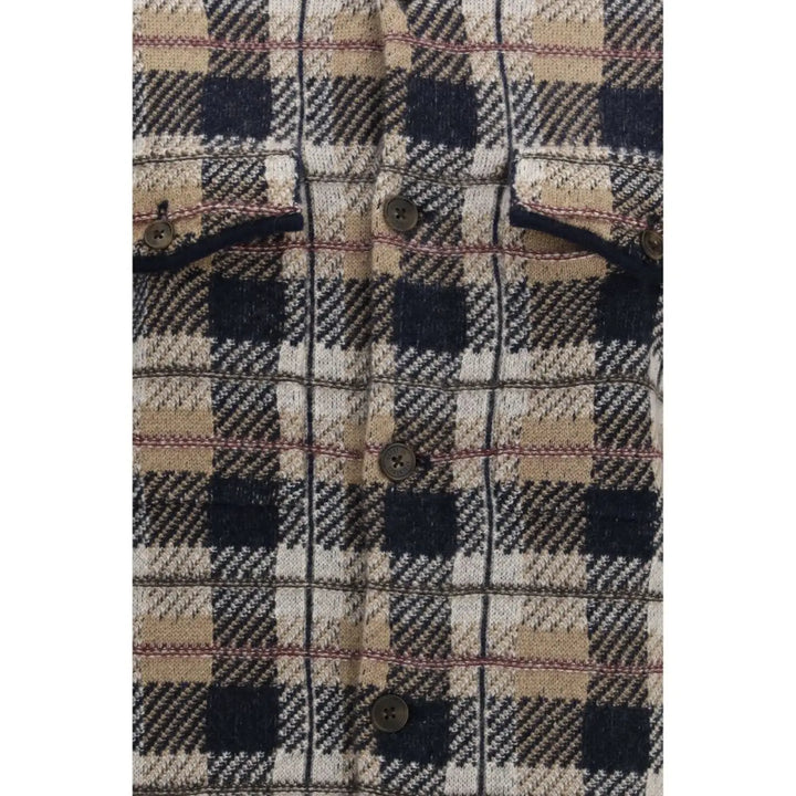 Guest in Residence Brown Cashmere Dress Shirt
