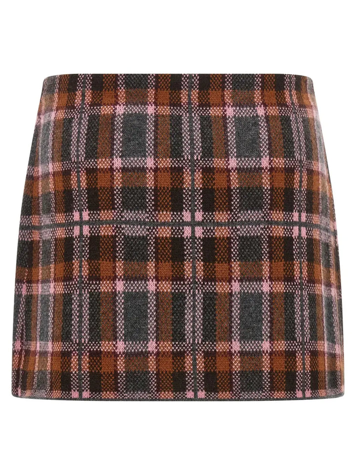 Guest in Residence Brown Wool Long Skirt