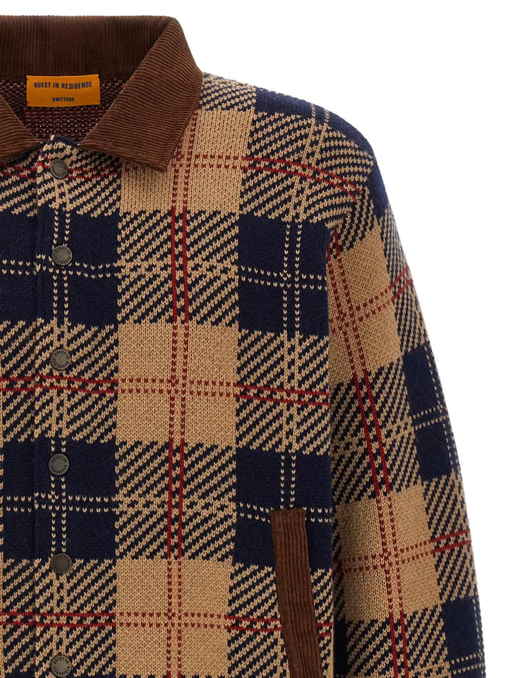 Guest in Residence Multicolor Wool Bomber