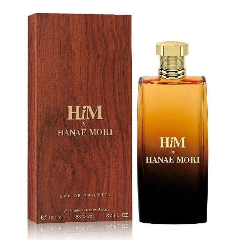 Hanae Mori Men’s Cologne - Him Unleashes the Modern Man Spicy Accords Seduction