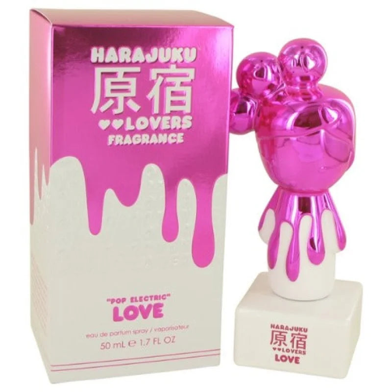 Vibrant Harajuku Lovers Pop Electric Love Eau Fruity Floral Musk Women’s Perfume Gwen Stefani