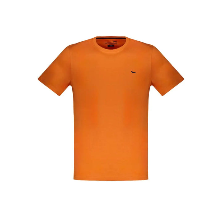 Harmont &amp; Blaine Arancione Cotton Men T-Shirt