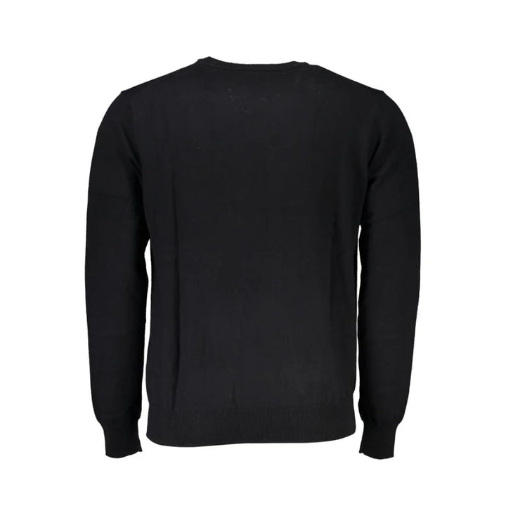 Harmont &amp; Blaine Black Cotton Men Sweater