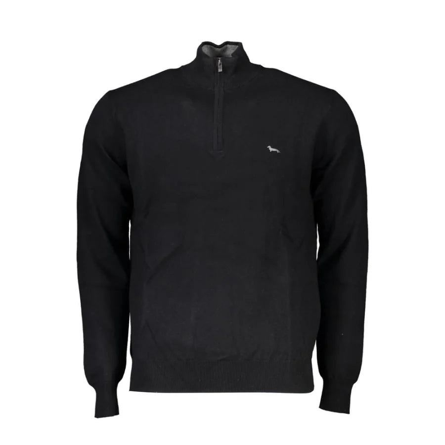 Harmont & Blaine Black Cotton Men Sweater