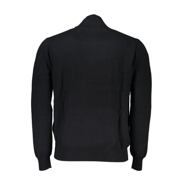Harmont &amp; Blaine Black Cotton Men Sweater