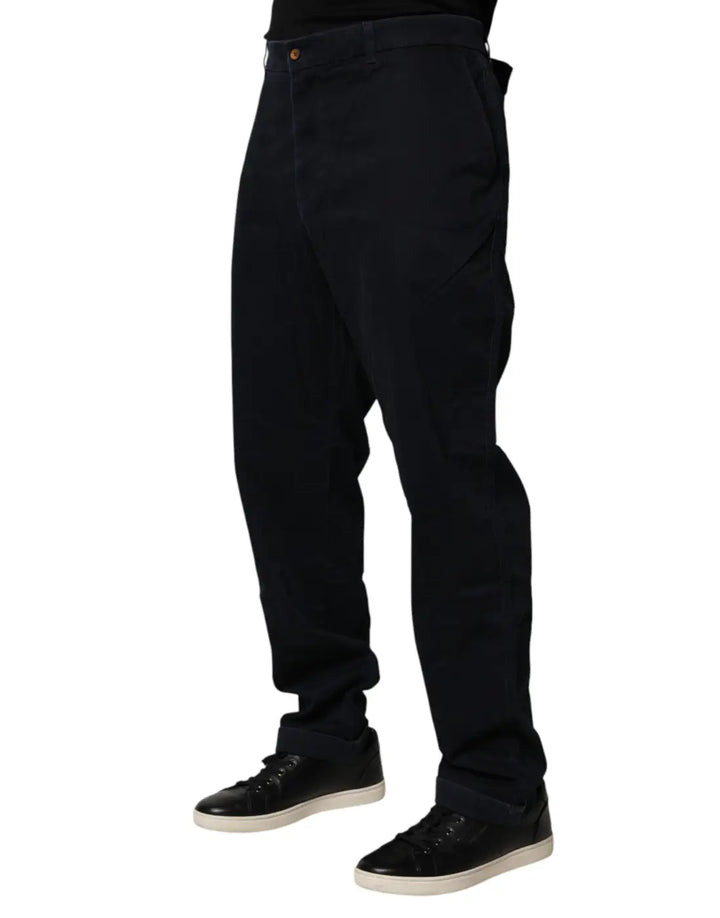 Harmont &amp; Blaine Black Mid Waist Skinny Denim Trouser Jeans