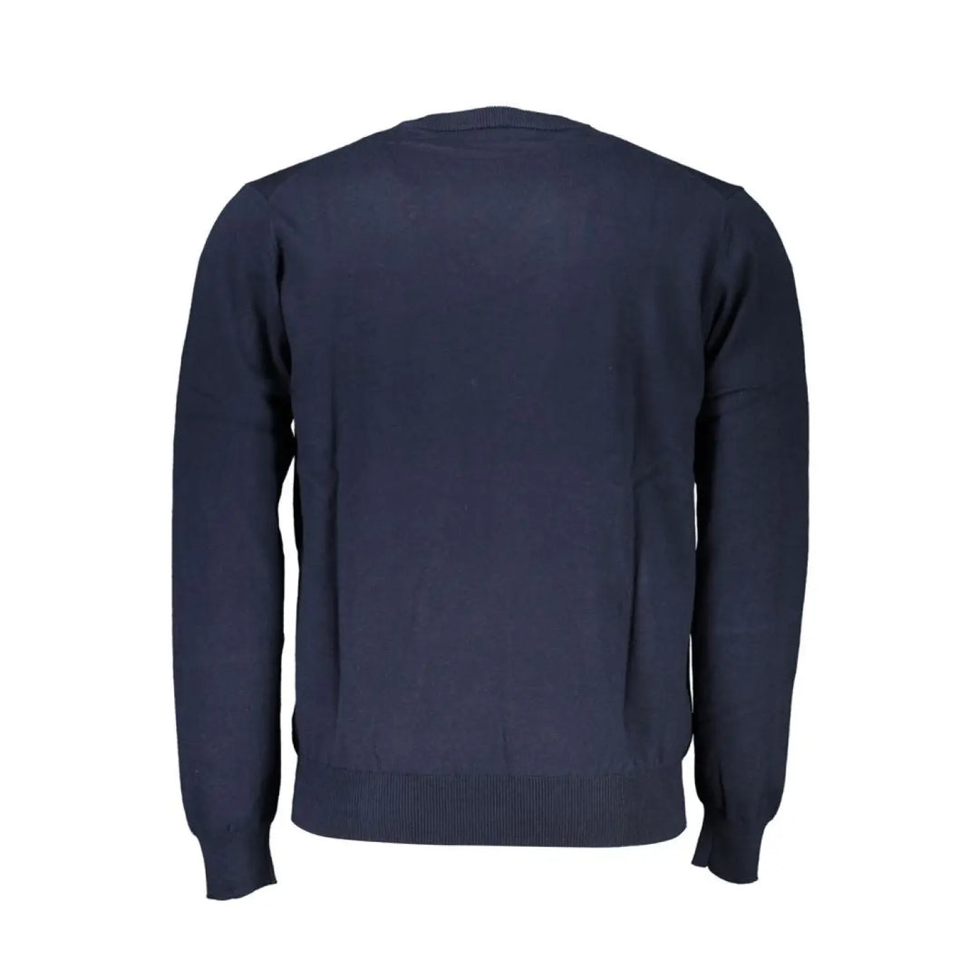 Harmont &amp; Blaine Blue Cotton Men Sweater