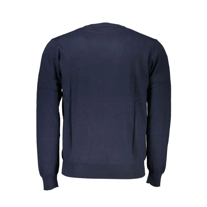 Harmont &amp; Blaine Blue Cotton Men Sweater