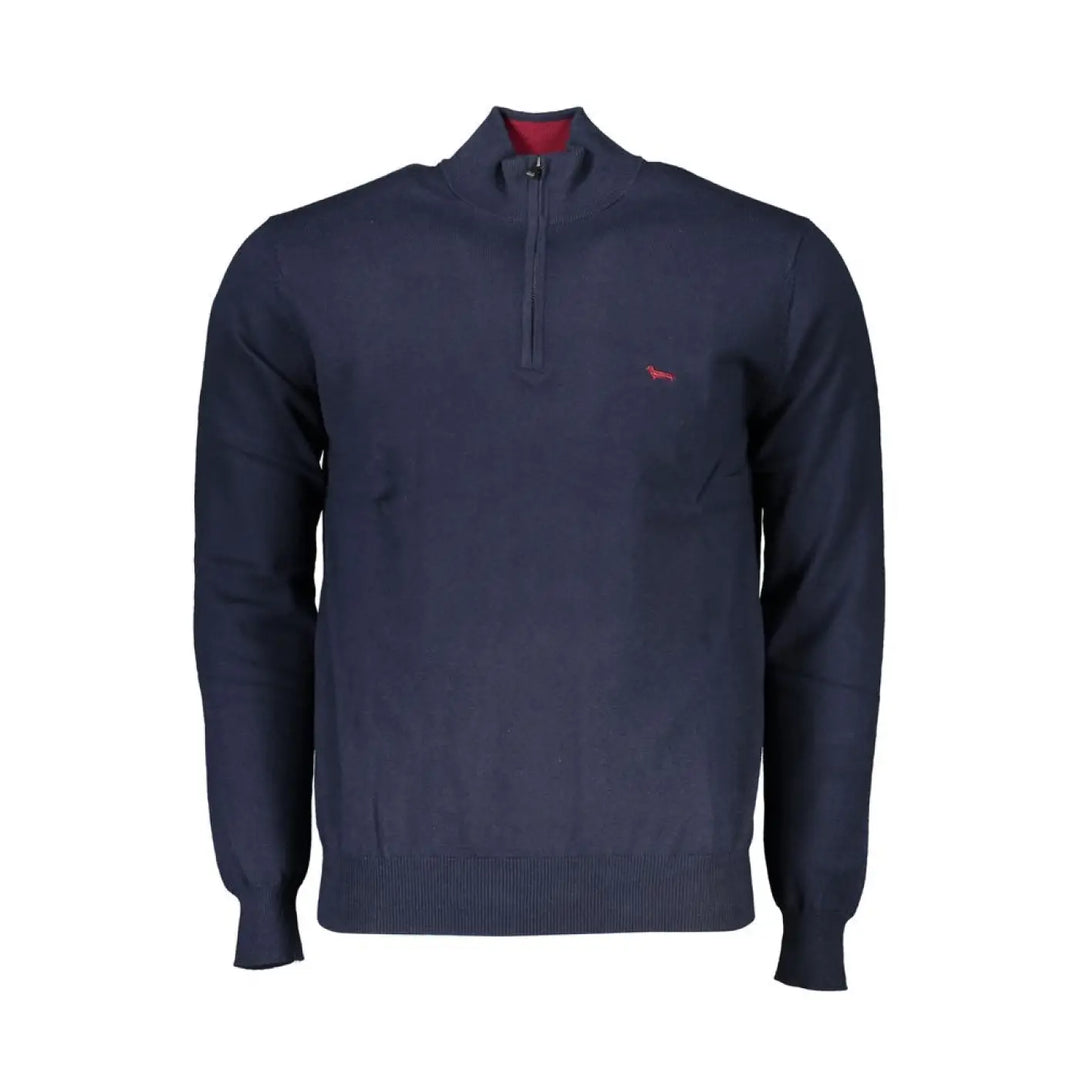 Harmont & Blaine Blue Cotton Men’s Sweater