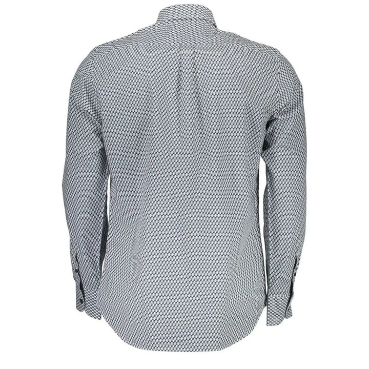 Harmont &amp; Blaine Blue Cotton Pattern Shirt
