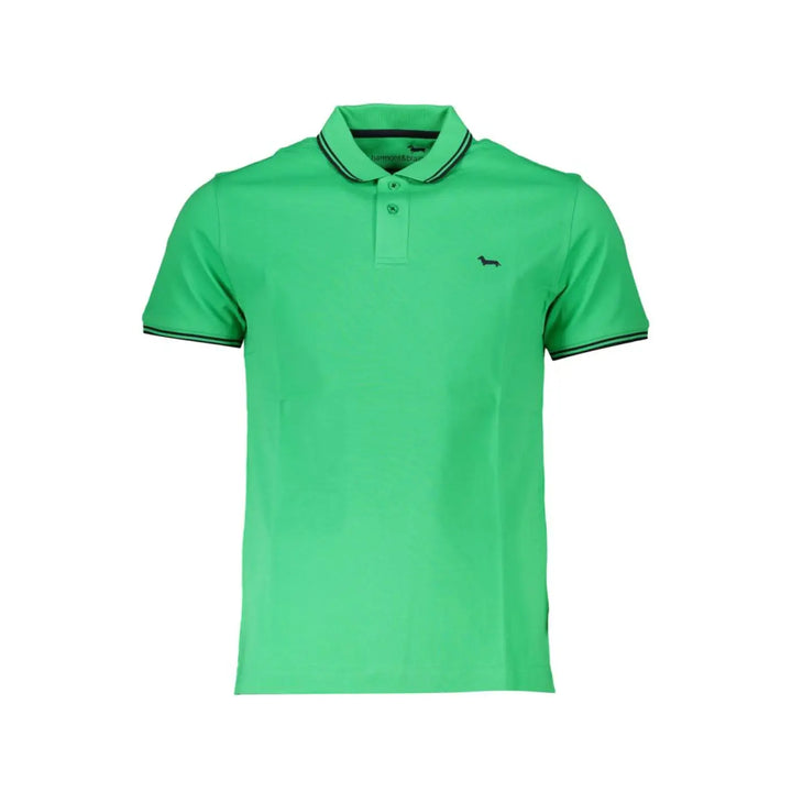 Harmont &amp; Blaine Green Cotton Polo Shirt