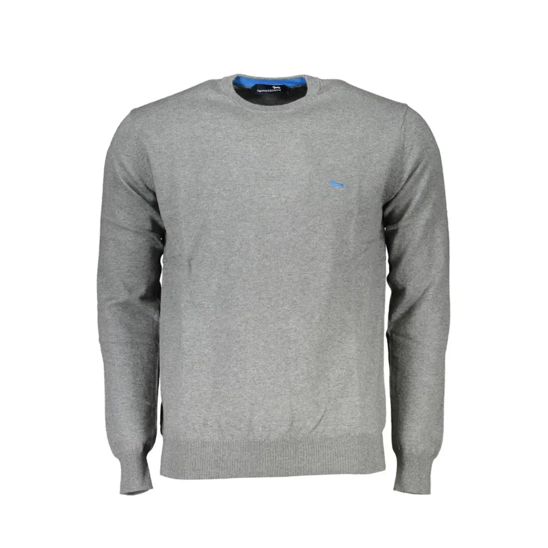 Harmont & Blaine Grigio Cotton Men’s Sweater